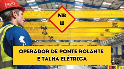 NR-11 – Operador de Ponte Rolante e Talha Elétrica